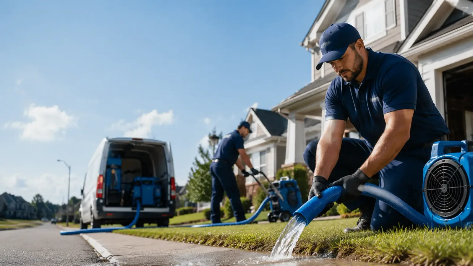 Flood Damage Restoration in The Plains, OH
